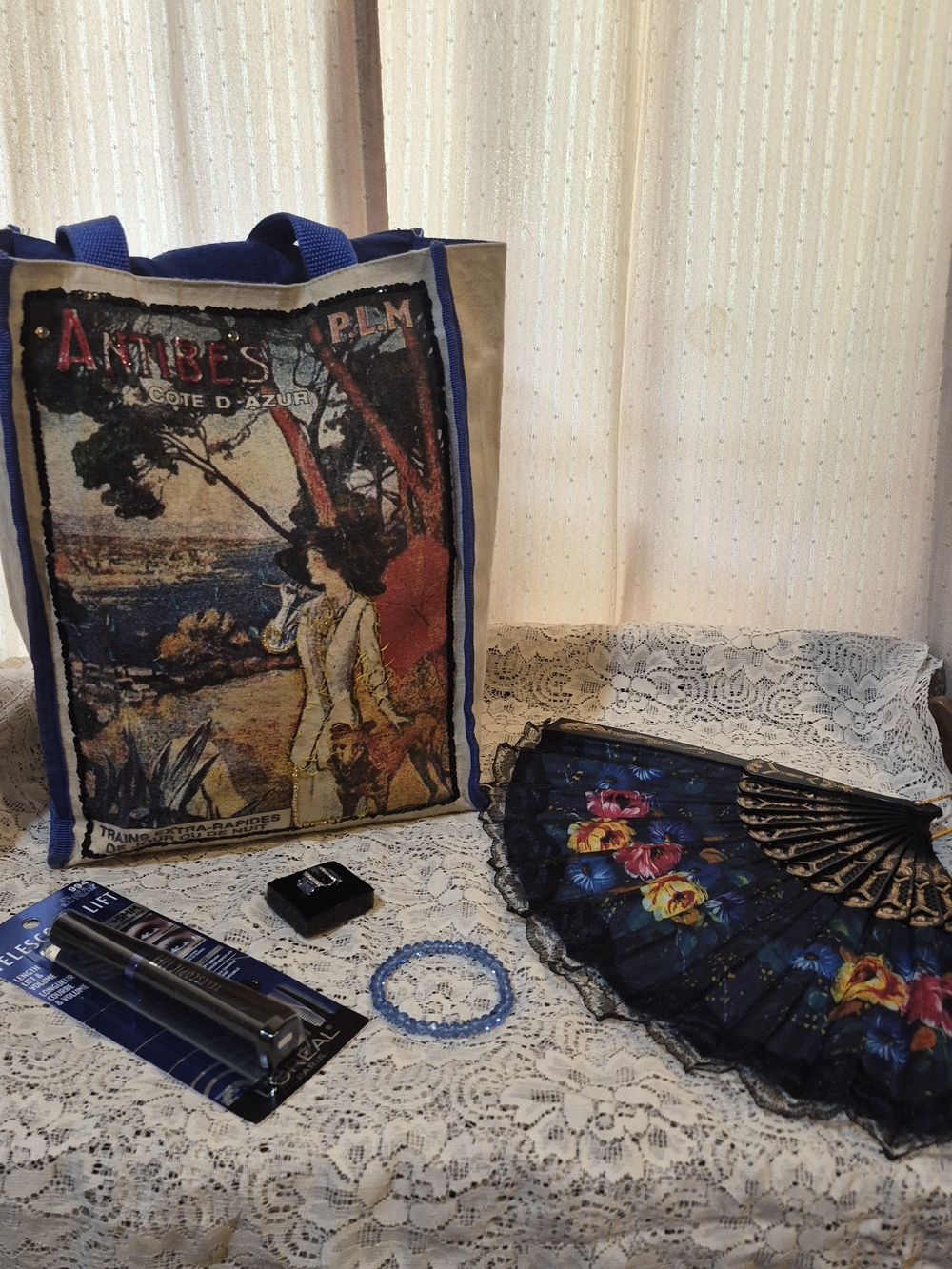 ✨ Vintage Glam Blue 5-Piece Aesthetic Gift Bundle ✨